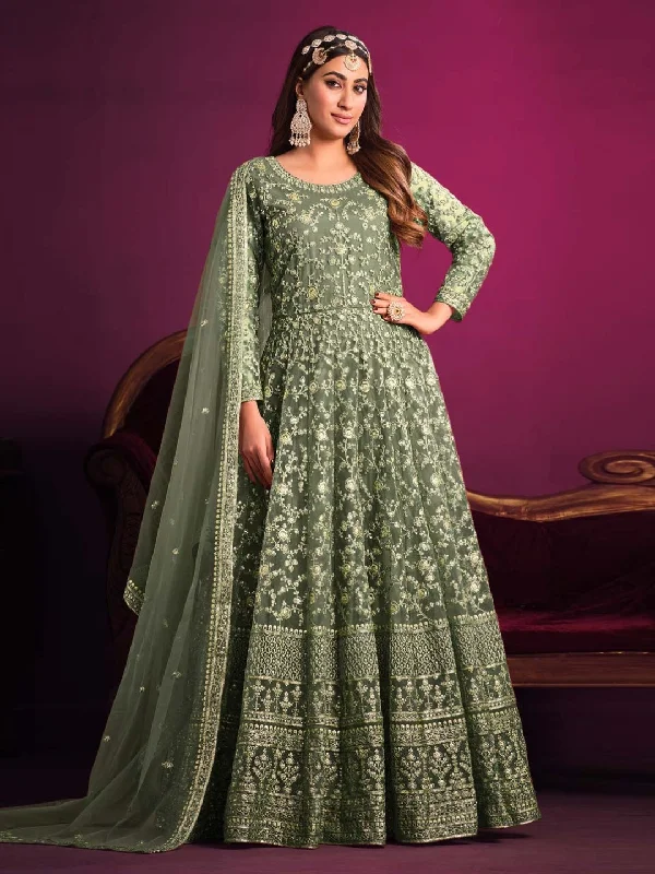 Net - Anarkali Dress Tunics Practical easy-care