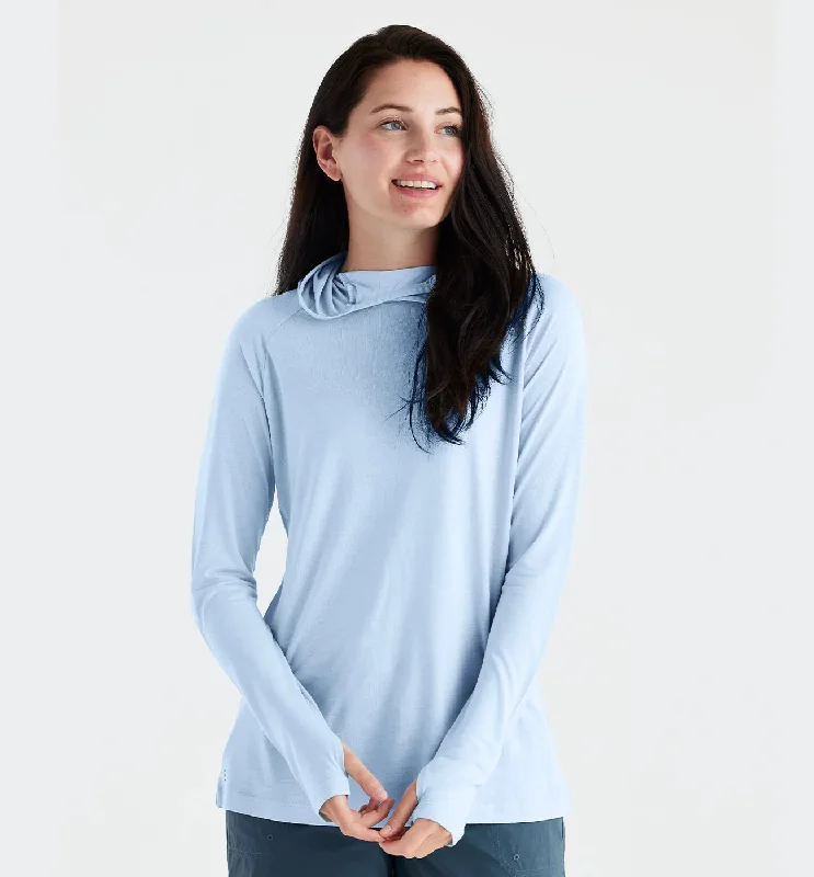 Free Fly Women's Bamboo Lightweight Hoodie II Hoodie with Pocket Utility Practical