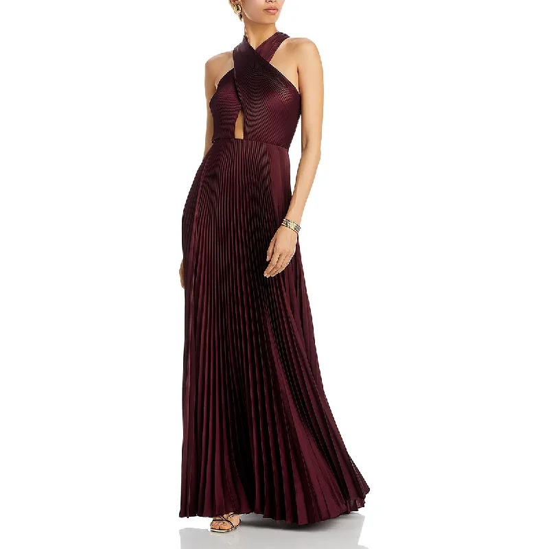 Athena Womens Satin Sleeveless Evening Dress Tunics Seasonal trendy