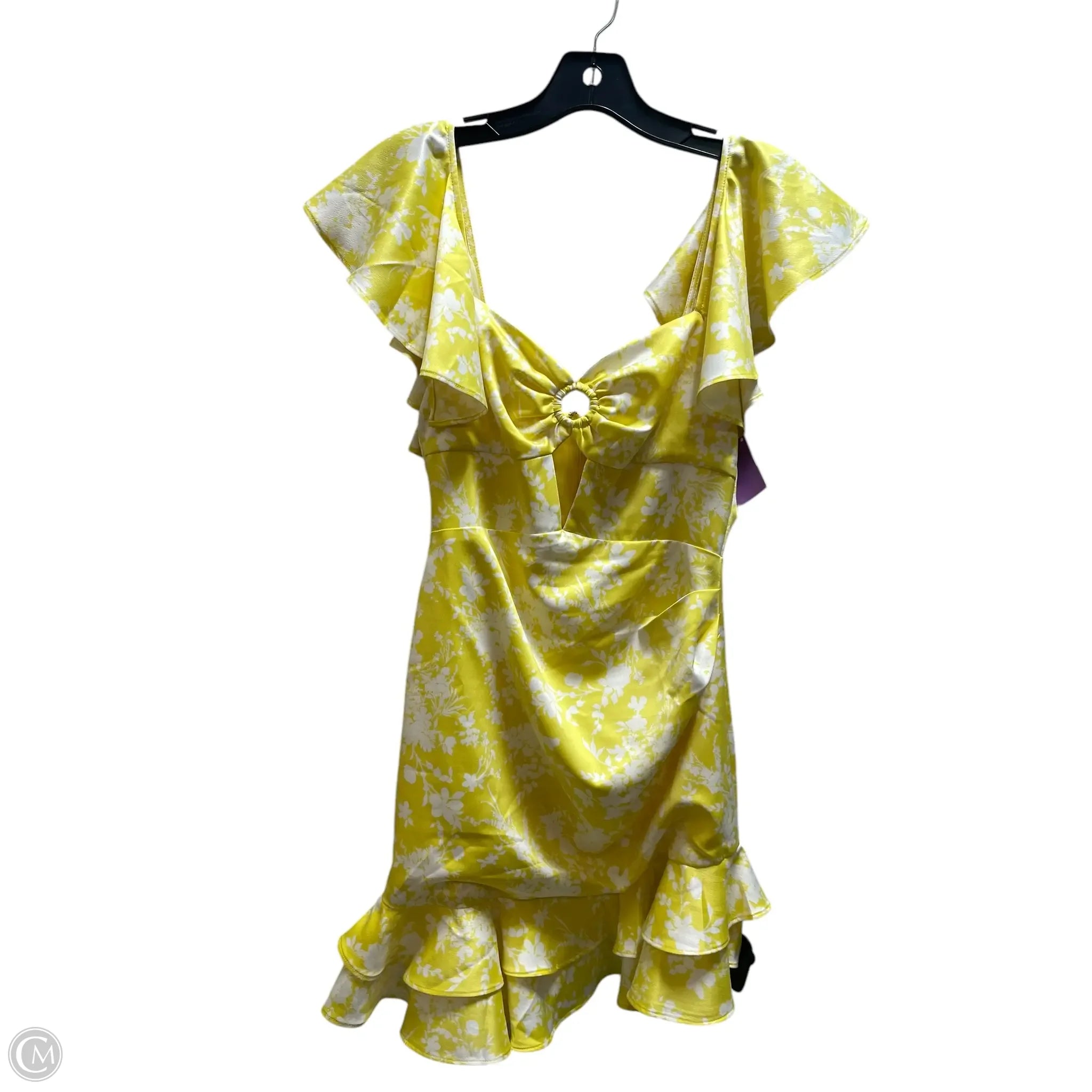 Dress Casual Short By Clothes Mentor In Yellow, Size: Xs Tunics Plaid country