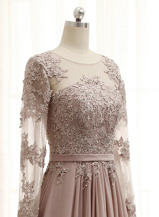 Elegant Prom Dresses, Long Sleeves Handmade Chiffon Bridesmaid Dresses, Lace Party Dresses Tunics Business professional Elegant Prom Dresses, Long Sleeves Handmade Chiffon Bridesmaid Dresses, Lace Party Dresses Tunics Business professional