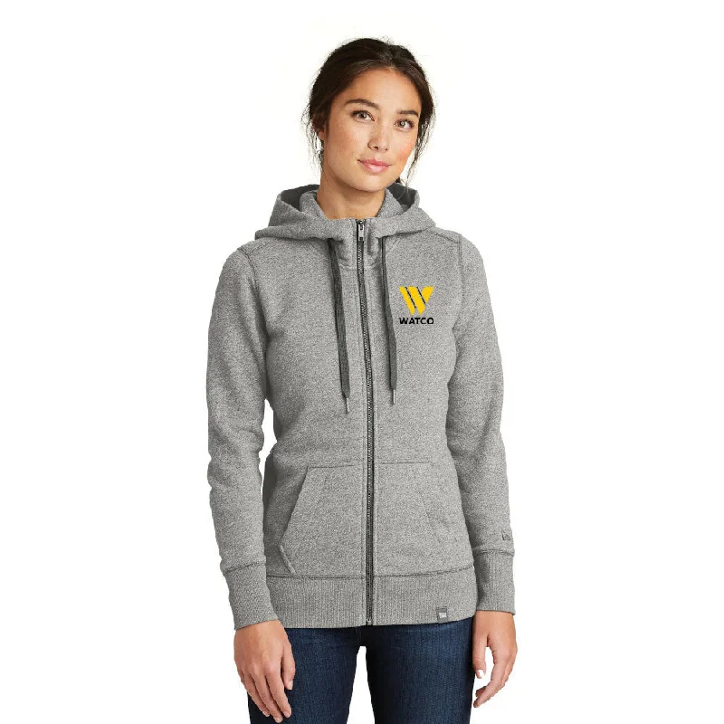New Era® Ladies French Terry Full-Zip Hoodie - LNEA502 Hoodie with Lining Warm Insulated New Era® Ladies French Terry Full-Zip Hoodie - LNEA502 Hoodie with Lining Warm Insulated