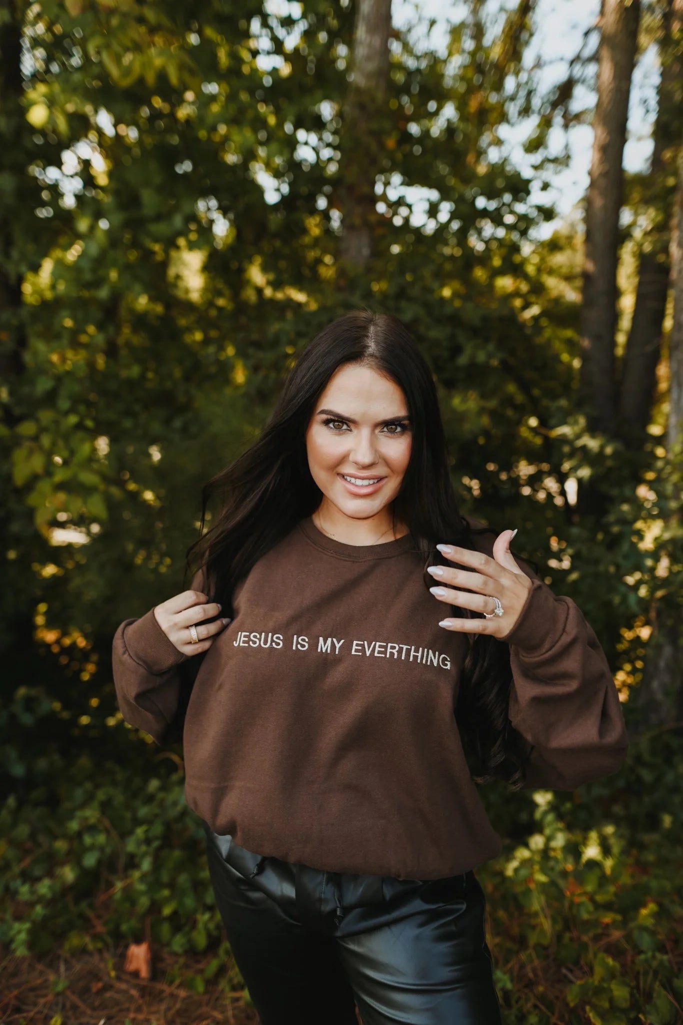 Jesus Is My Everything Sweatshirt Hoodie with Logo Branding Identity