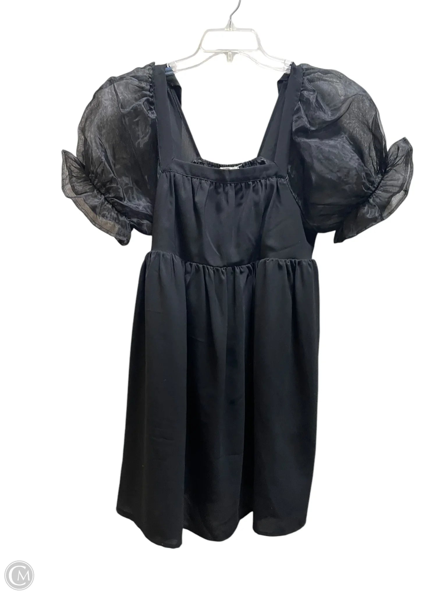 Dress Casual Short By Entro In Black, Size: S Tunics Prom sequined