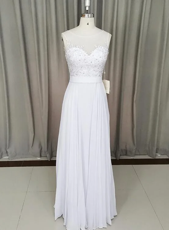 Beautiful High Quality Chiffon Long A-line Prom Dress, Lace Applique Party Dress Tunics Sale discount Beautiful High Quality Chiffon Long A-line Prom Dress, Lace Applique Party Dress Tunics Sale discount