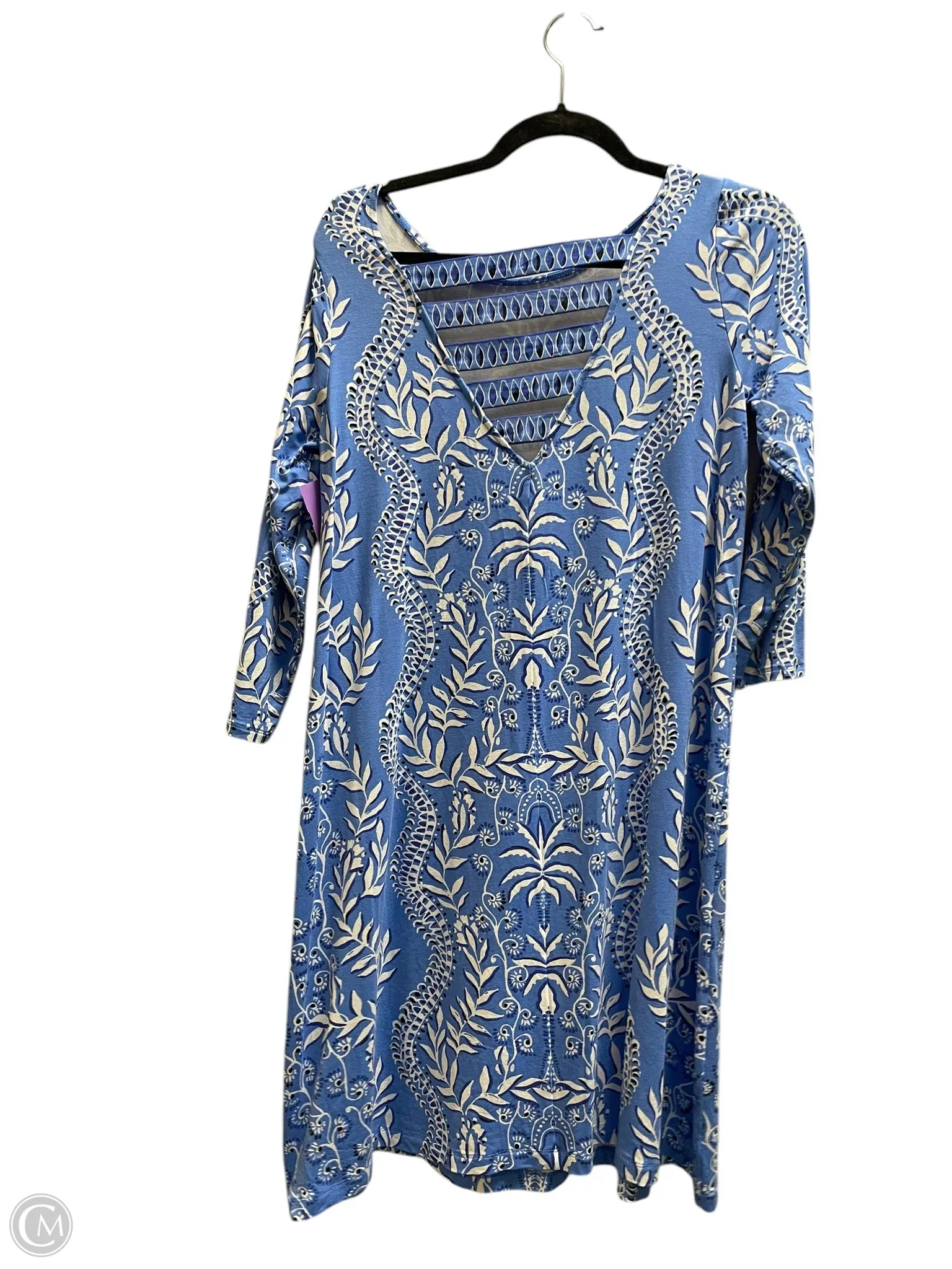 Dress Designer By Lilly Pulitzer In Blue, Size: M Tunics Spring floral