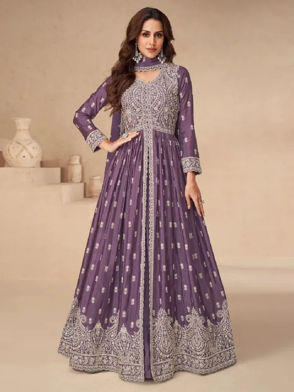 Chinnon Silk - Anarkali Dress Tunics Summer linen