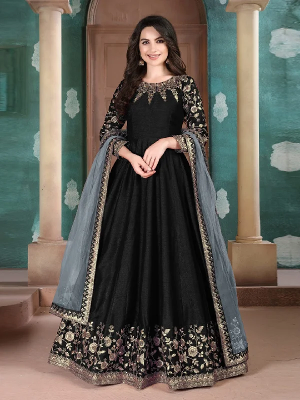 Art Silk Sequins - Anarkali Dress Tunics Occasion special