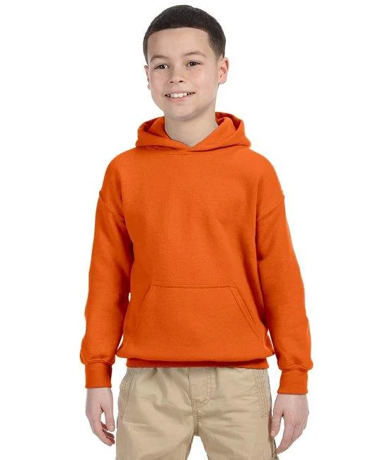 Gildan Youth Heavy Blend 8 oz., 50/50 Hooded Sweatshirt G185B Hoodie with Side Slits Relaxed Casual Gildan Youth Heavy Blend 8 oz., 50/50 Hooded Sweatshirt G185B Hoodie with Side Slits Relaxed Casual