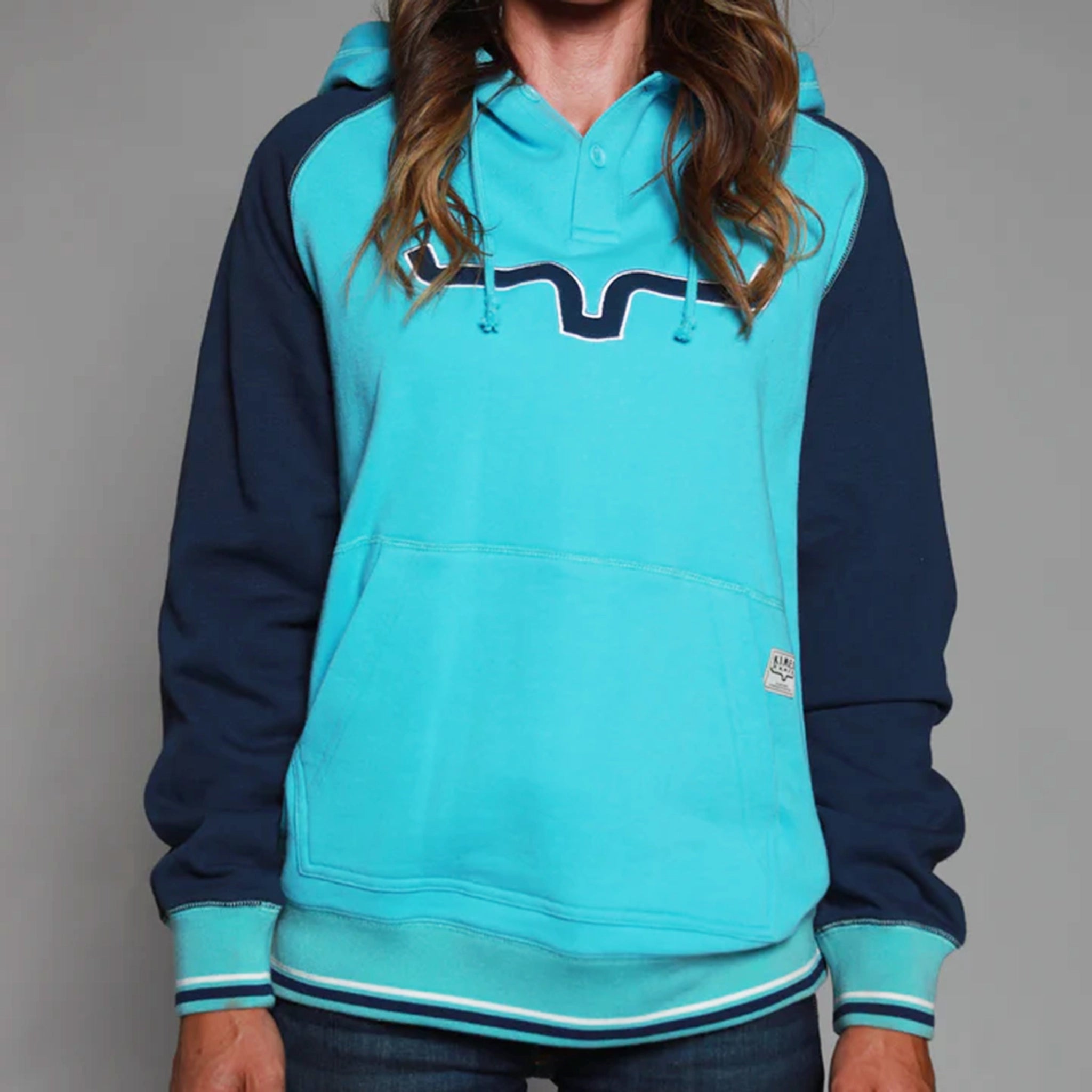 Kimes Ranch Women's Summer Love Fleece Hoodie Hoodie with High Neck Warm Protective
