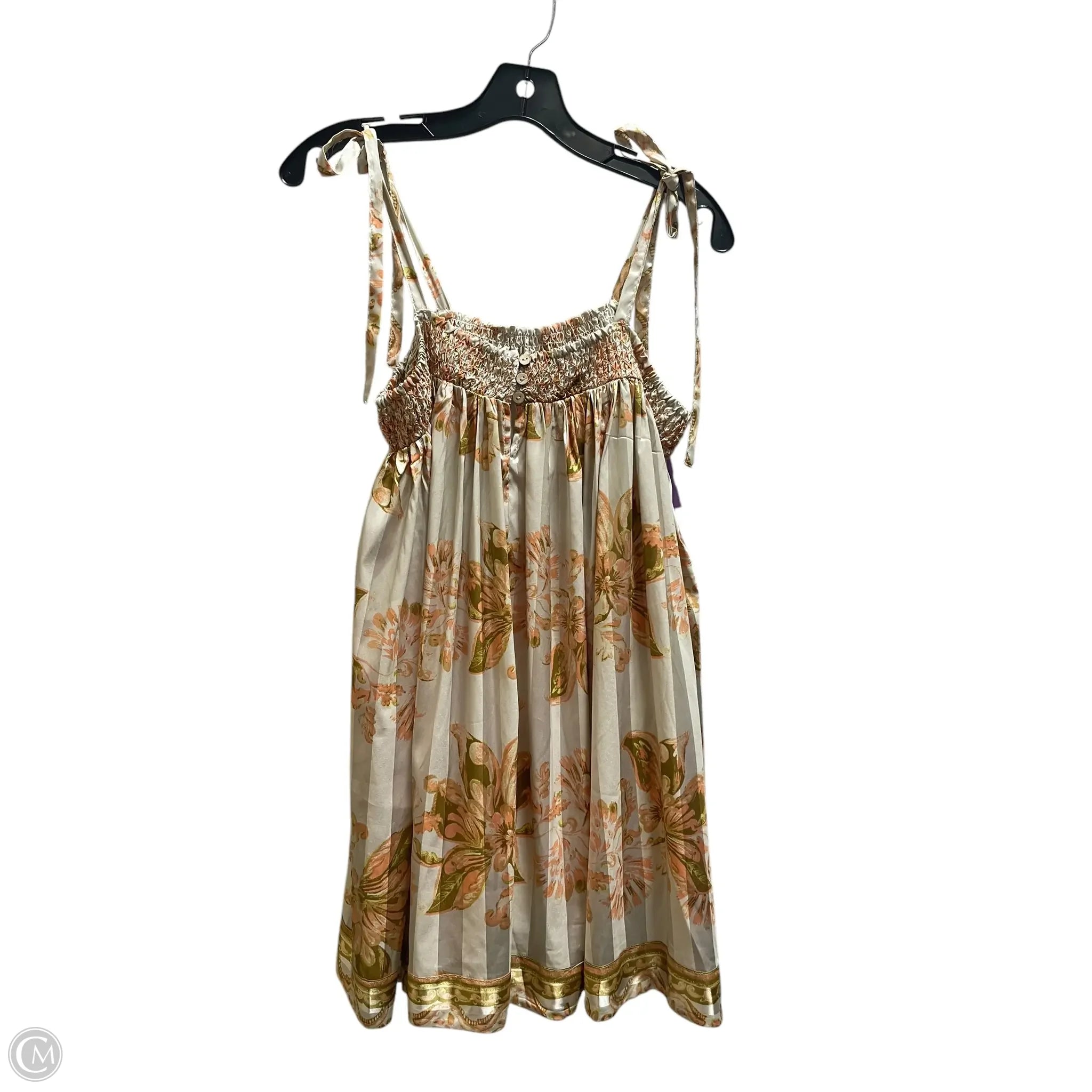 Dress Casual Short By Free People In Floral Print, Size: S Tunics Travel practical
