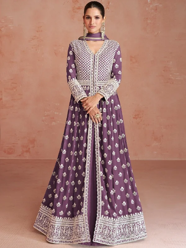 Real Georgette - Anarkali Dress Pencil Office Professional