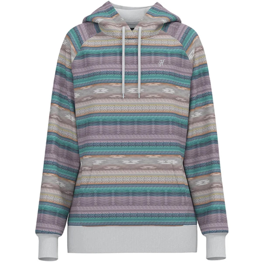 Hooey Women's Purple Serape "Legendary Hoodie" Hoodie with Reflective Safety Nightwear Hooey Women's Purple Serape "Legendary Hoodie" Hoodie with Reflective Safety Nightwear