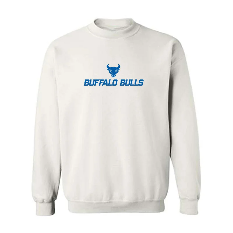 Buffalo - NCAA Women's Track & Field : Akuot Kuany - Crewneck Sweatshirt Hoodie with Rhinestones Sparkly Elegant