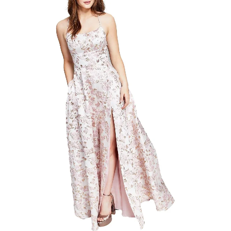 Juniors Womens Floral Jacquard Evening Dress Tunics Fleece cozy
