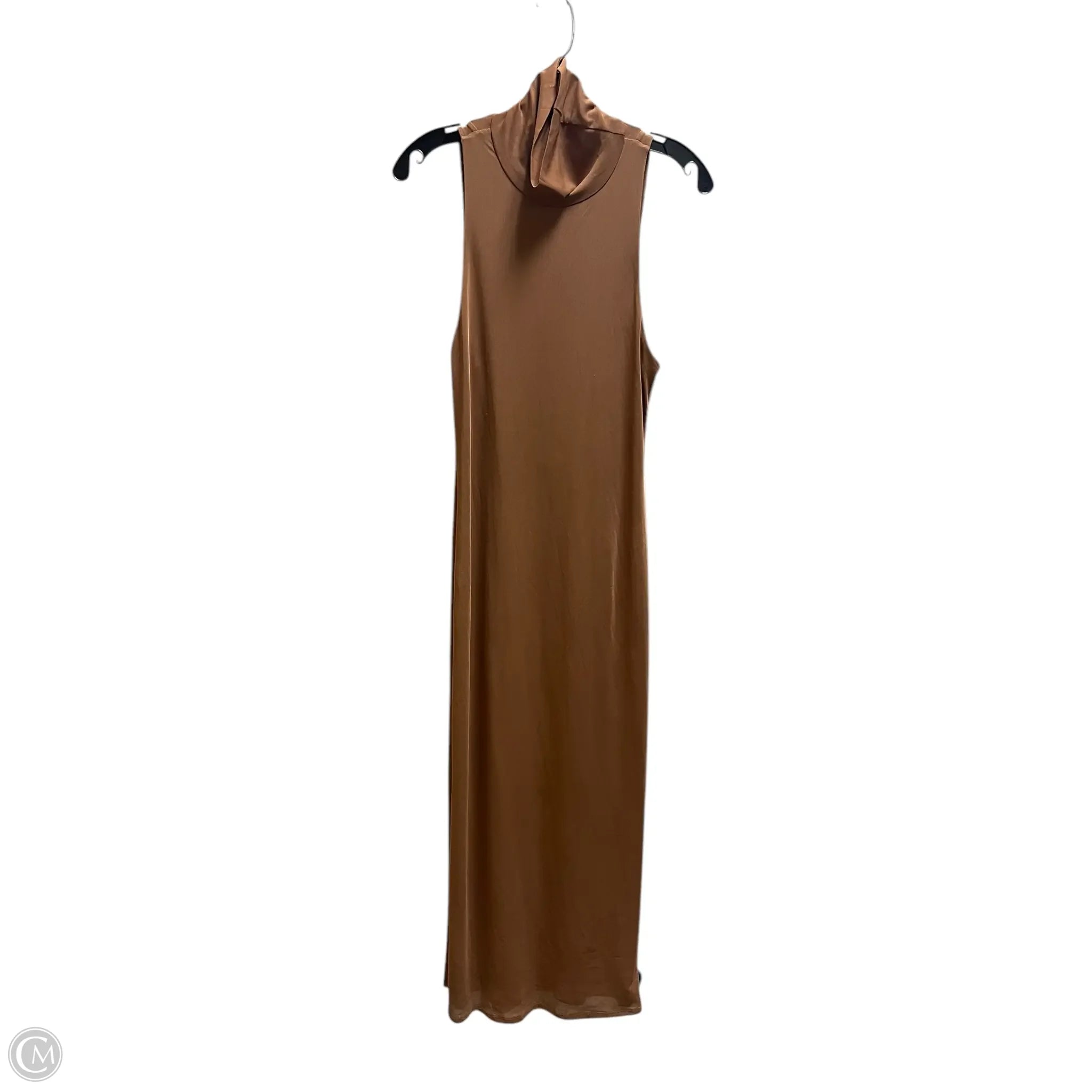 Dress Casual Maxi By Clothes Mentor In Brown, Size: M Tunics Denim casual