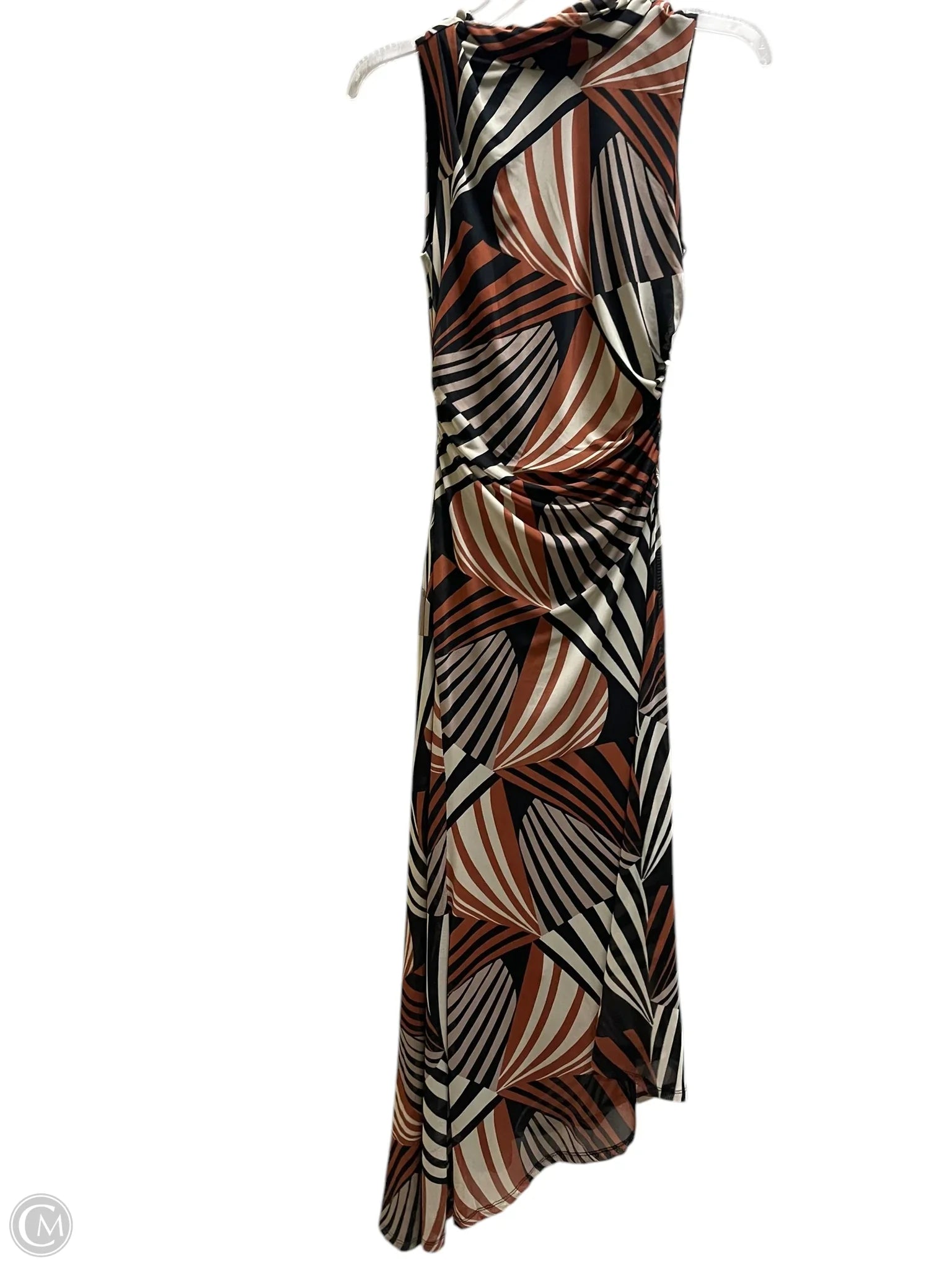 Dress Casual Maxi By Clothes Mentor In Red & Tan, Size: Xs Tunics Chic elegant