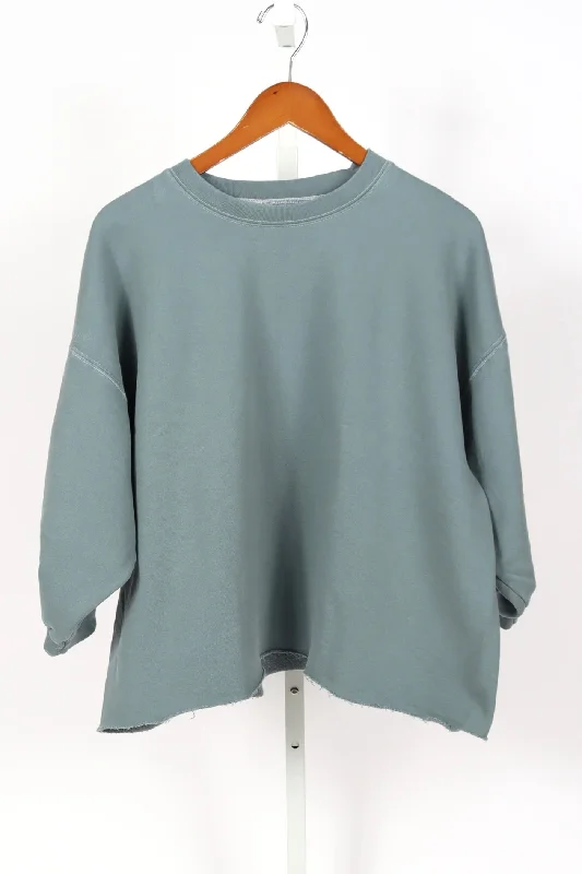 Fond Sweatshirt - Petrol Hoodie with Tie-Dye Psychedelic Retro