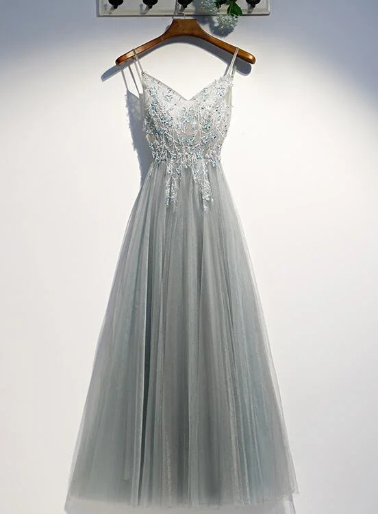 Gorgeous Straps V-neckline Long Party Dress, A-line Prom Dress Evening Dress Tunics Stylish modern Gorgeous Straps V-neckline Long Party Dress, A-line Prom Dress Evening Dress Tunics Stylish modern