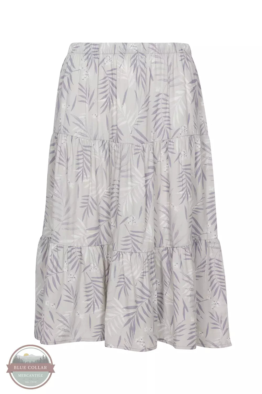 NRL7053 Midi Tencel Tiered Skirt floral skirt print