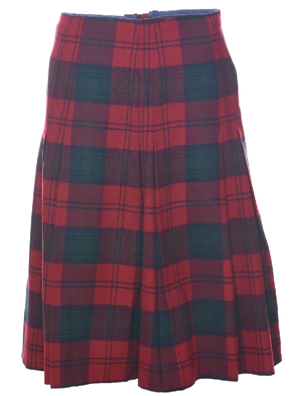 Plaid Midi Skirt - S tulle skirt dreamy