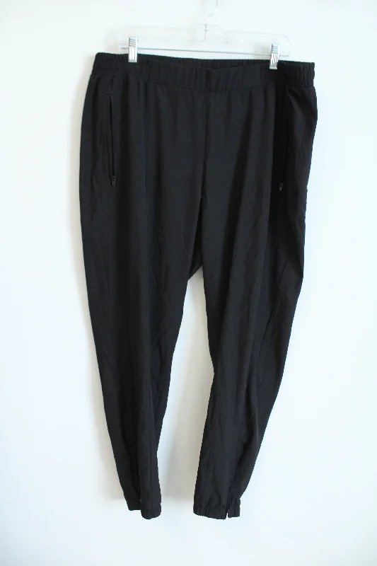 Old Navy Active StretchTech Black Jogger Pants | XL Tall Comfy Cargo Trousers