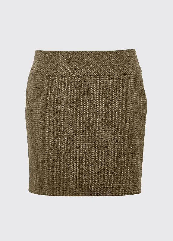 Bellflower Tweed Skirt - Heath lightweight skirt design