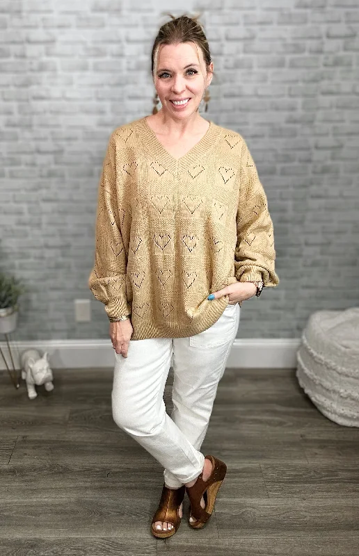 2 Colors: Be Mine Cut Out Heart Sweater by Jess Lea Open Front Closed Front Wrap Front 2 Colors: Be Mine Cut Out Heart Sweater by Jess Lea Open Front Closed Front Wrap Front