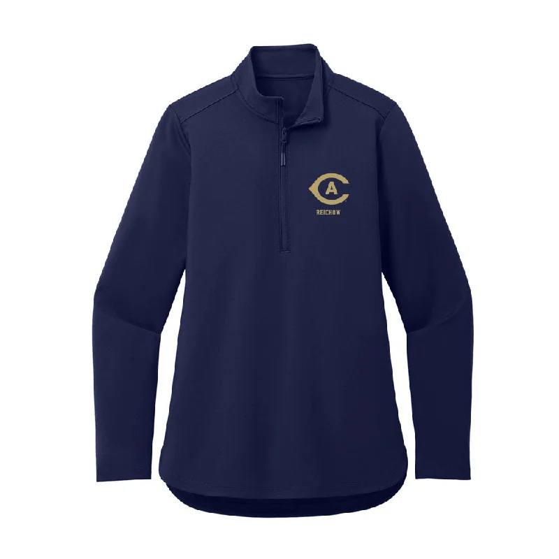 UC Davis - NCAA Women's Gymnastics : Avah Reichow - Women's Premium Quarter Zip Jacket Chenille Jacket Brocade Jacket Lace Jacket UC Davis - NCAA Women's Gymnastics : Avah Reichow - Women's Premium Quarter Zip Jacket Chenille Jacket Brocade Jacket Lace Jacket