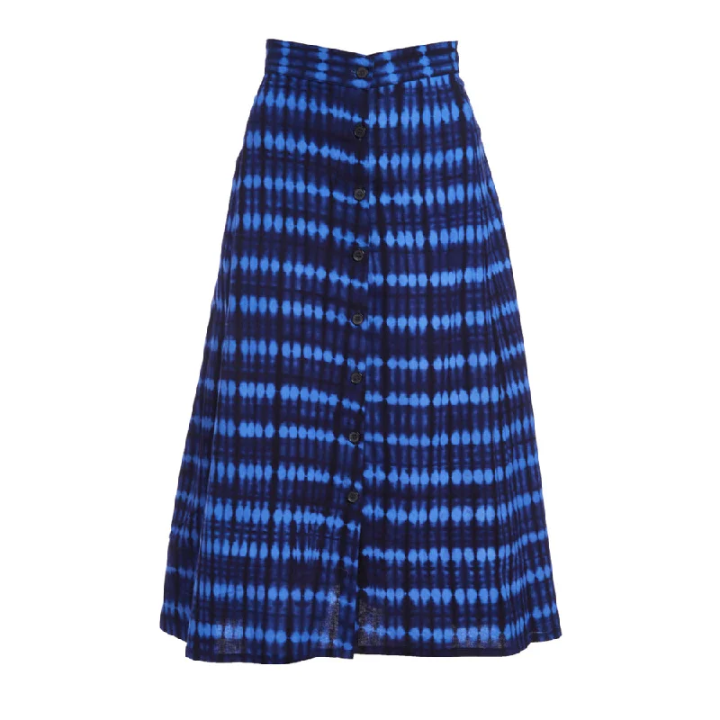 Cotton A-line Skirt high waist skirt