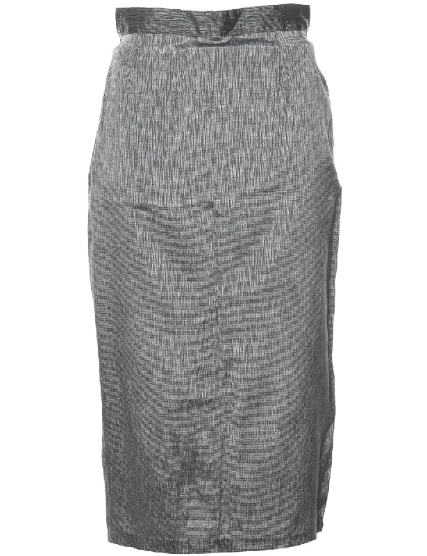 Pencil Shape Midi Skirt - M spandex blend skirt