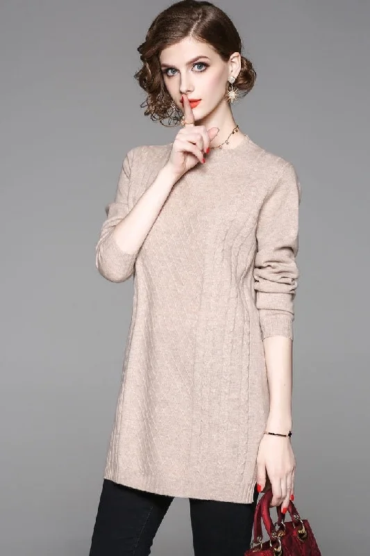 Patterned Wool Sweater Houndstooth Herringbone Solid