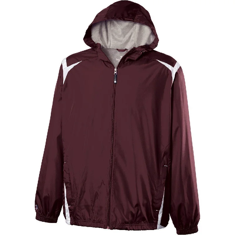 MAROON/WHITE