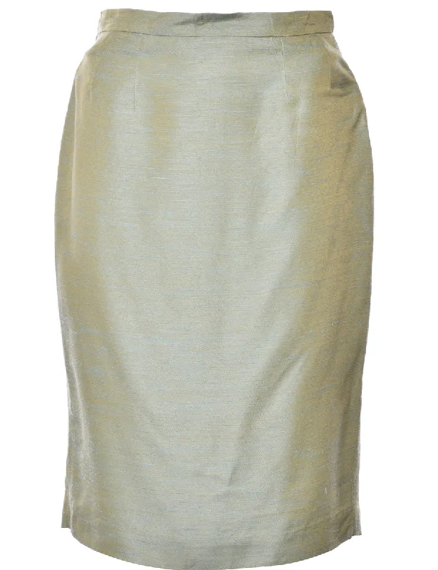 Shiny Green Skirt - M boho skirt vibe