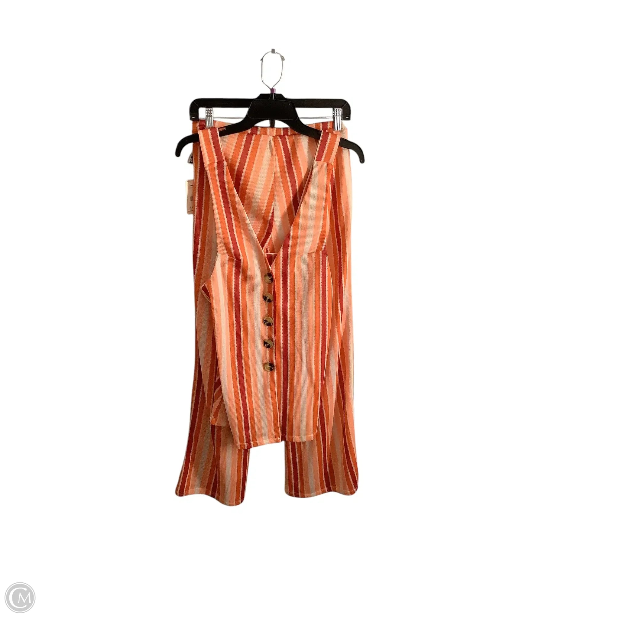 Pants Set 2pc By Free People In Orange, Size: S Elegant High-Waist Pants