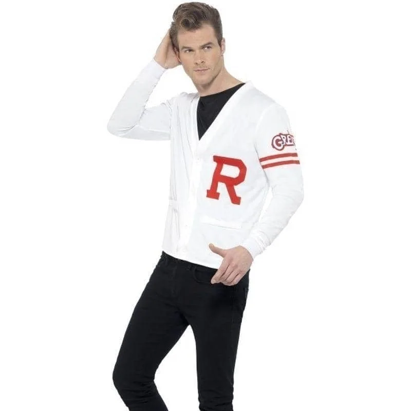 50s Grease Rydell Prep Costume Adult White Sweater Long Sweater Short Sweater Cropped Sweater 50s Grease Rydell Prep Costume Adult White Sweater Long Sweater Short Sweater Cropped Sweater