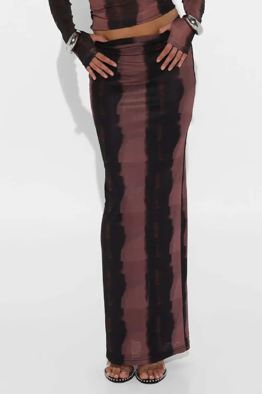 Maddox Maxi Skirt asymmetrical skirt cut