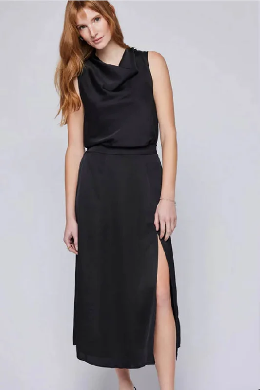 Gentle Fawn Satin Lindy Skirt silk skirt lustrous