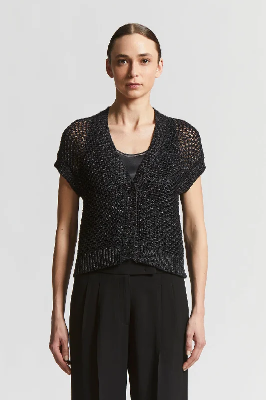 Soft cotton tricot sweater Notch Collar Peter Pan Collar Cowl Neck