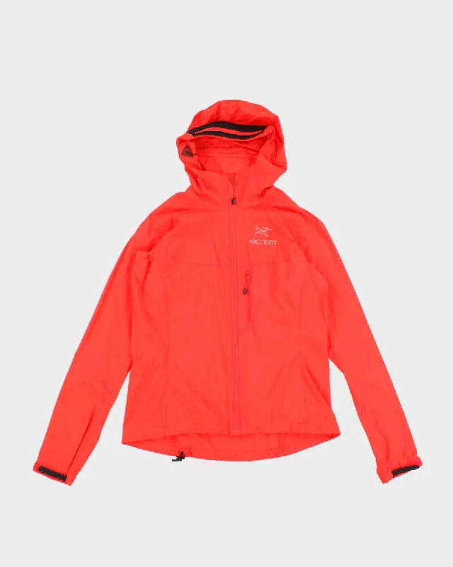 Womens Orange Arc'teryx Wind Breaker Jacket - S Nylon Fabric Polyester Fabric Spandex Fabric Womens Orange Arc'teryx Wind Breaker Jacket - S Nylon Fabric Polyester Fabric Spandex Fabric