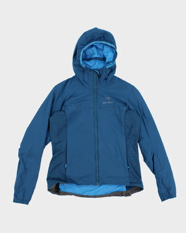 Arc'teryx Blue Hooded Full Zip Jacket - M Faux Fur Jacket Real Fur Jacket Shearling Jacket Arc'teryx Blue Hooded Full Zip Jacket - M Faux Fur Jacket Real Fur Jacket Shearling Jacket