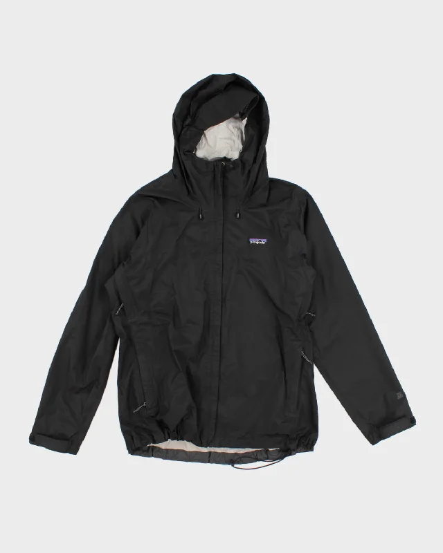 Patagonia Black Hooded Rain Jacket - L Collared Jacket Crew Neck Jacket Turtle Neck Jacket Patagonia Black Hooded Rain Jacket - L Collared Jacket Crew Neck Jacket Turtle Neck Jacket