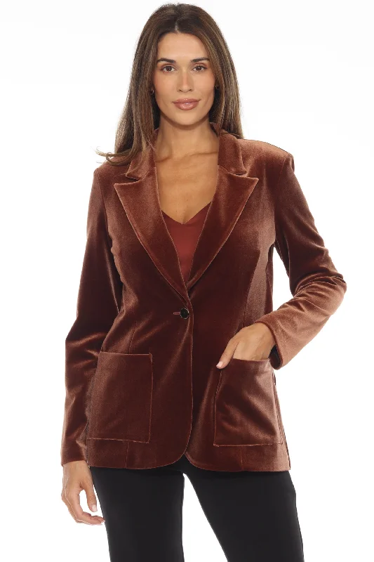 Joseph Ribkoff Brown Long Sleeve Velvet Blazer Jacket 244022 Striped Jacket Polka Dot Jacket Floral Jacket Joseph Ribkoff Brown Long Sleeve Velvet Blazer Jacket 244022 Striped Jacket Polka Dot Jacket Floral Jacket