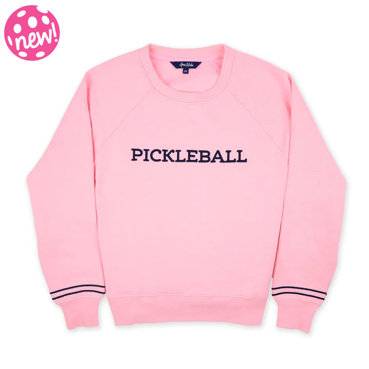 Ame & Lulu Play All Pickleball Sweater Notch Collar Peter Pan Collar Cowl Neck