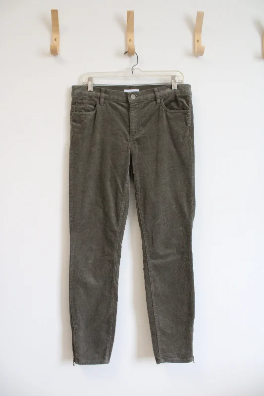 LOFT Olive Green Corduroy Pants | 8/29 Chic Black Leggings