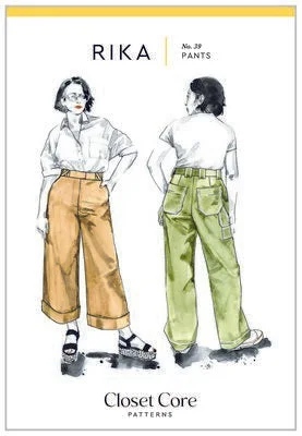 RIKA Pants Pattern -- Close Core Patterns Classic Stretch Pants
