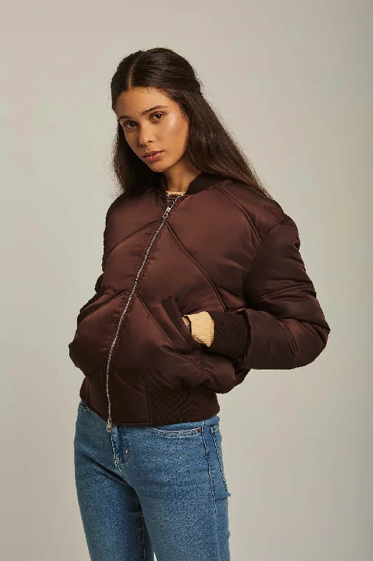 Women Jacket Long Loose Bomber Brown Oversized Jacket Tailored Jacket Straight Jacket Women Jacket Long Loose Bomber Brown Oversized Jacket Tailored Jacket Straight Jacket