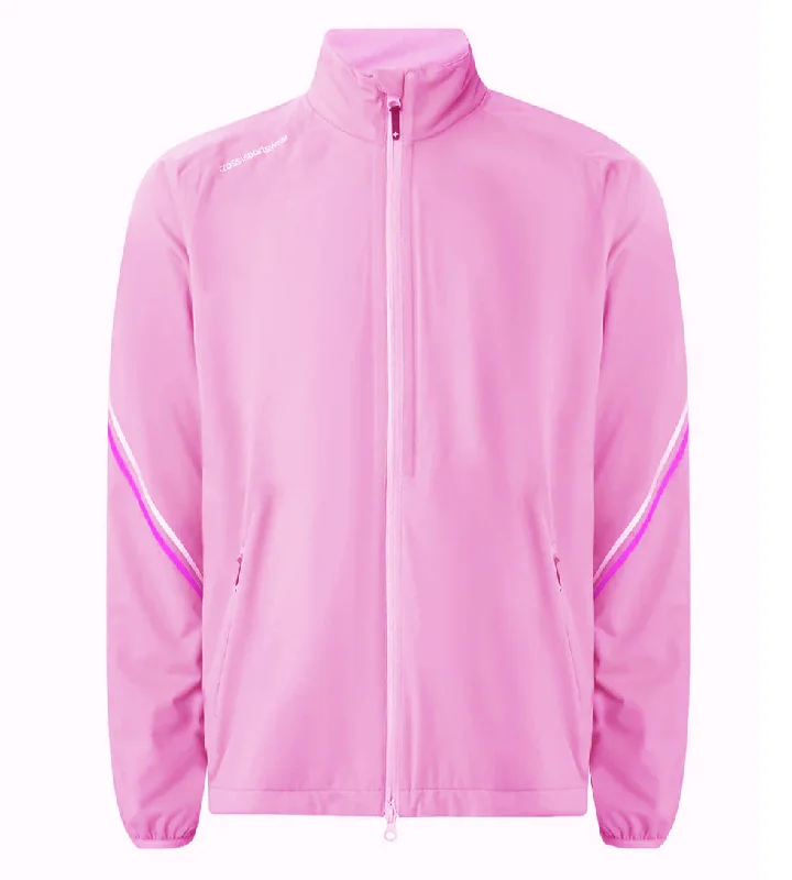 Cross Women's Hurricane FTX 4 Way Stretch Rain Jacket - FUCHSIA PINK Collared Jacket Crew Neck Jacket Turtle Neck Jacket Cross Women's Hurricane FTX 4 Way Stretch Rain Jacket - FUCHSIA PINK Collared Jacket Crew Neck Jacket Turtle Neck Jacket
