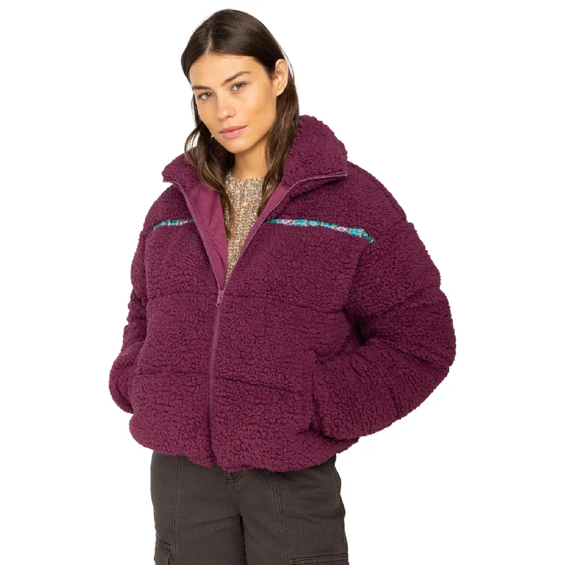 Billabong Sherpa Puffer Jacket Herringbone Jacket Houndstooth Jacket Plaid Jacket