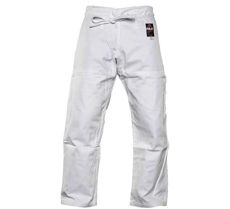 BJJ Adult Gi Pants White Wide-Legged Palazzos